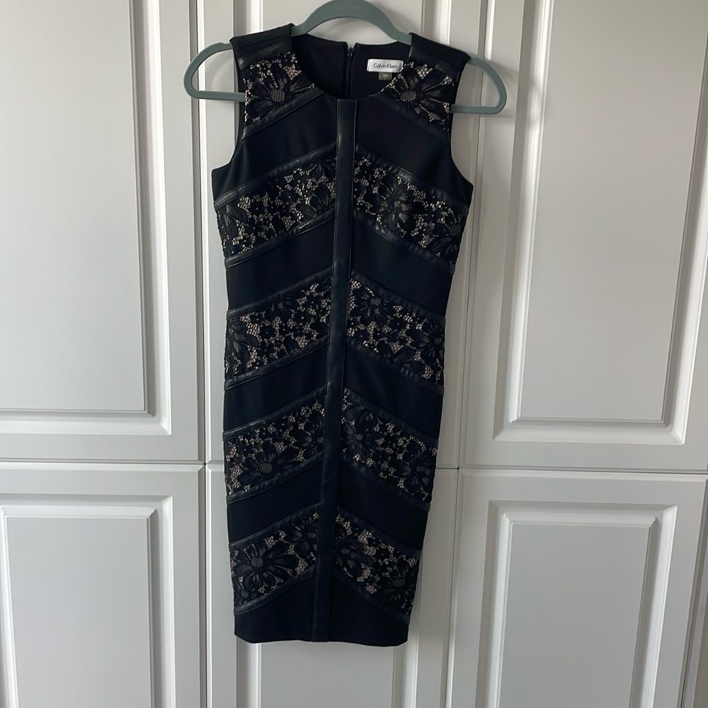 GENTLY WORN Calvin Klein Little Black Dress